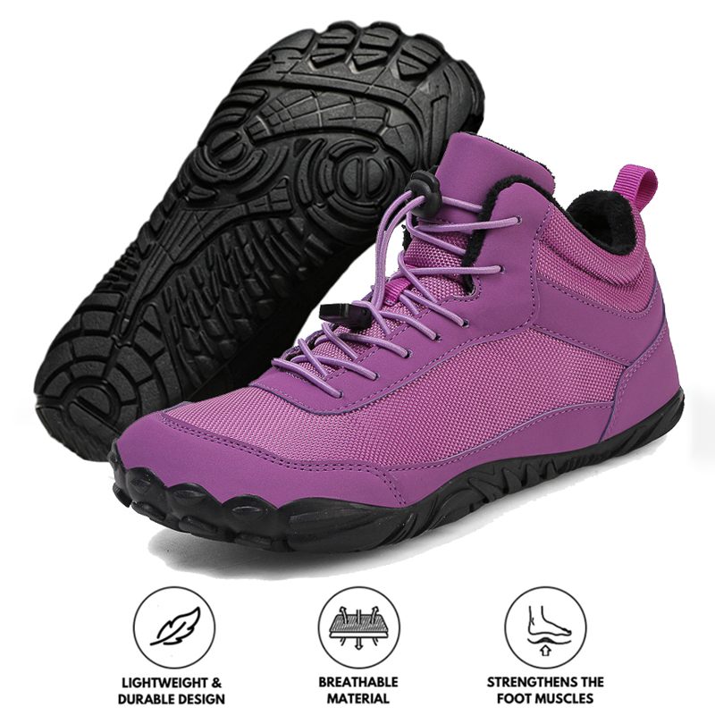 FrostStep unisex neformální vysoké sněhule — teplé, prodyšné, neklouzavé, voděodolné bosoboty na podzim a zimu | Lersk