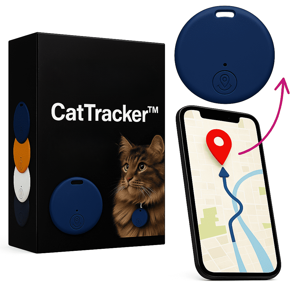 PawTrail GPS lokalizator dla kota, lekki, wodoodporny, w czasie rzeczywistym | Lersk