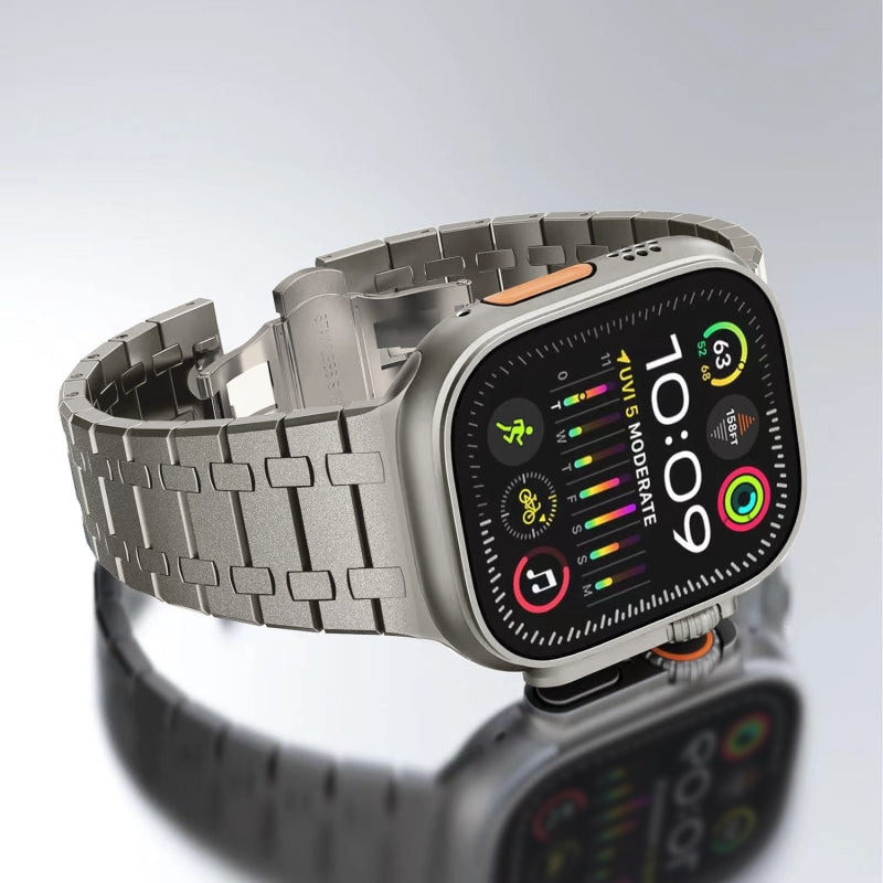 Arden | Banda de Aço Inoxidável com Dupla Corrente para Apple Watch | Lersk