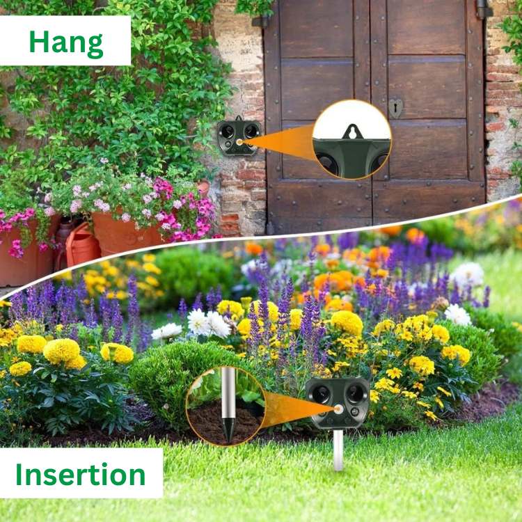 GardenSentinel Ultrasonic Outdoor Bird And Pest Defender | Lersk