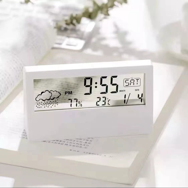 Minimalistické digitální hodiny s elegantním japonským designem pro domácnost a moderní kanceláře | Lersk