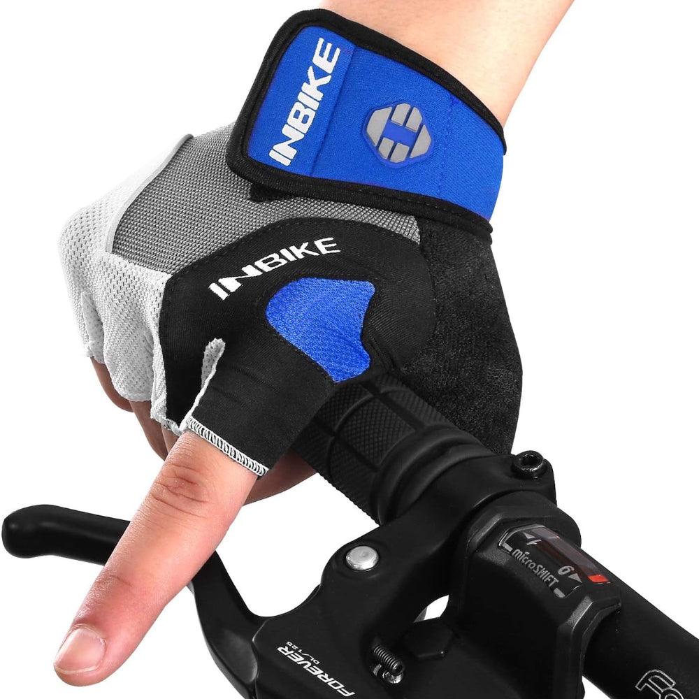 Guanti da ciclismo imbottiti in gel 3D, assorbenti gli urti e traspiranti, per uomo e donna | Lersk
