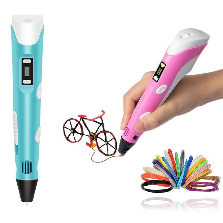 Penna per stampa 3D originale per bambini 20 colori 100m filamento | Lersk