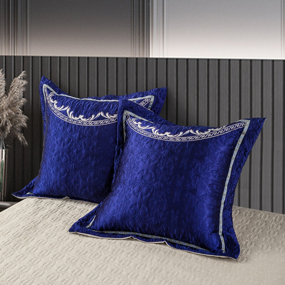 Orenda Bloom Jacquard Bedding Set With Floral Embroidery | Lersk