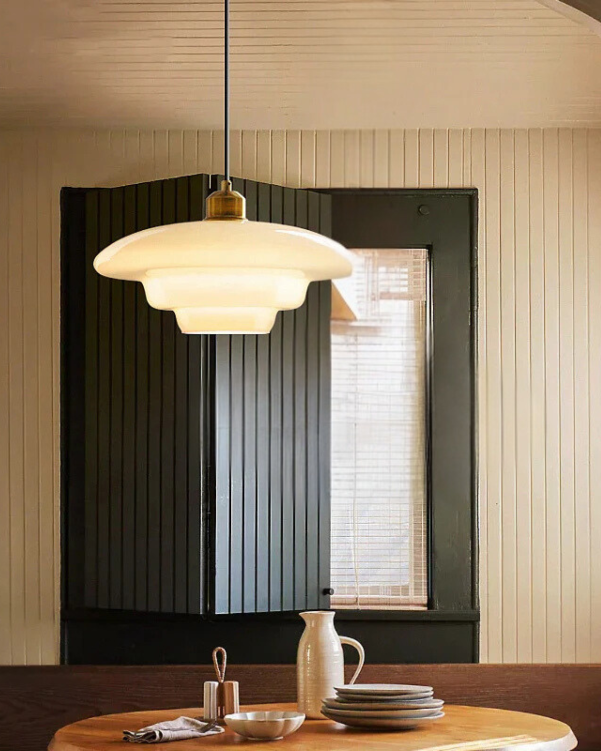 LyraCloud Pendant Light Soft Cloud Opal Glass Glow | Lersk