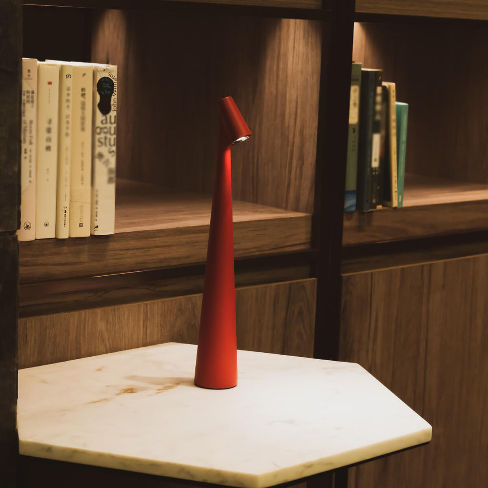 Nordic Minimalist Cordless Table Lamp Rechargeable Soft Warm LED For Small Spaces | Lersk