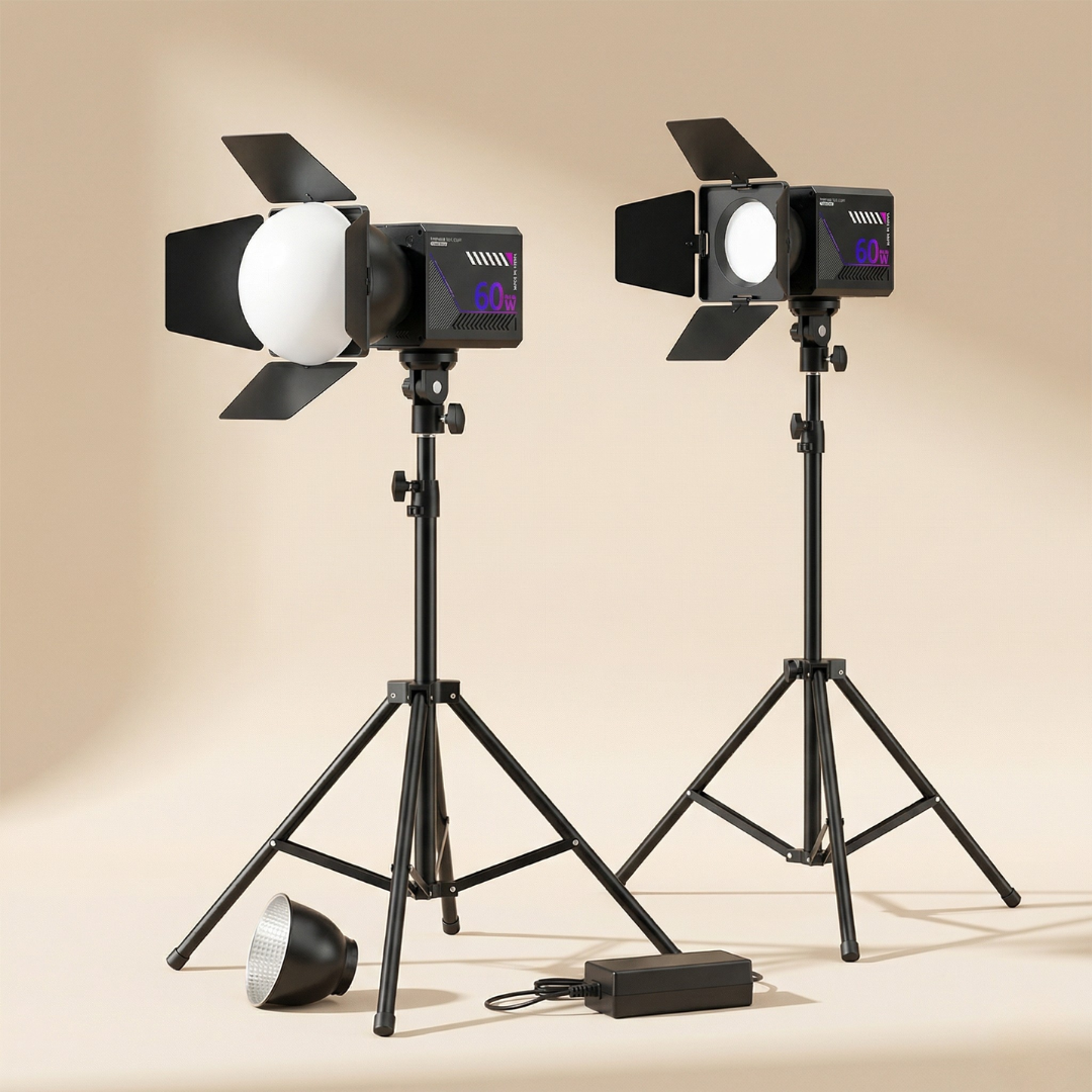 Przenośne RGB światło wideo do fotografii i streamingu | Lersk
