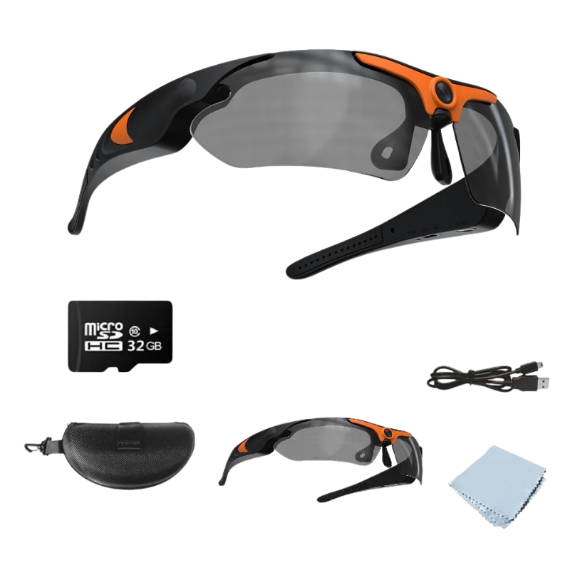 AeroView Polarized Sunglasses With 1080P Camera For Outdoors | Lersk