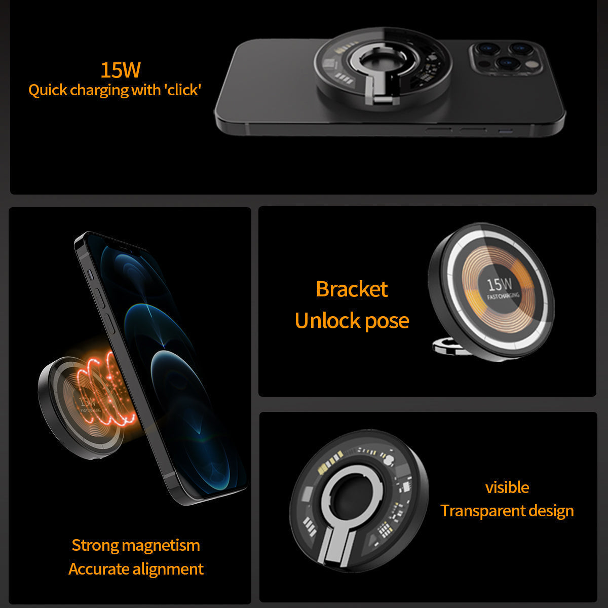 AeroCharge | Magnetic Fast Charging Folding Stand | Lersk