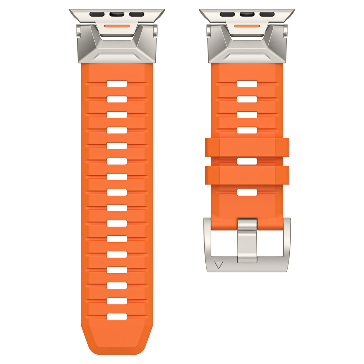 RoveNova Fluoro Rubber And Leather Strap For Apple Watch | Lersk