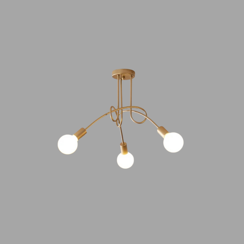 Elara Vintage Chandelier - Wrought Iron LED Pendant Lamp | Lersk
