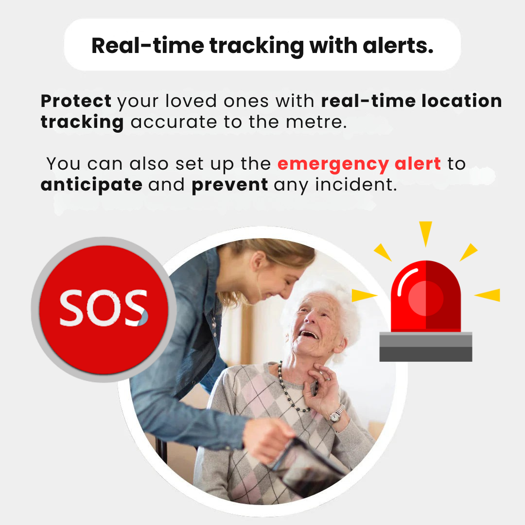 Real-Time GPS Tracker for Seniors with Waterproof Tracking and No Fees | Lersk