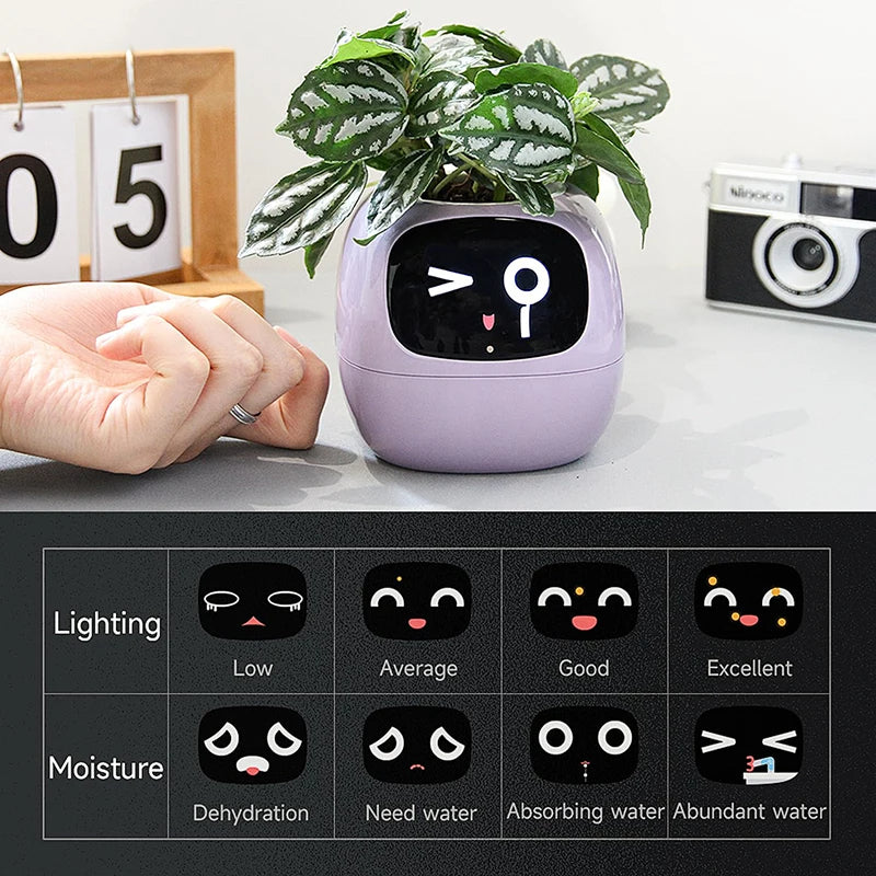 NexaGrow Smart Planter With 7 Sensors For Indoor Gardening | Lersk