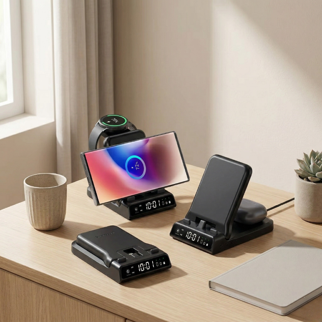 محطة إرساء شحن USB-C لأجهزة متعددة | Lersk