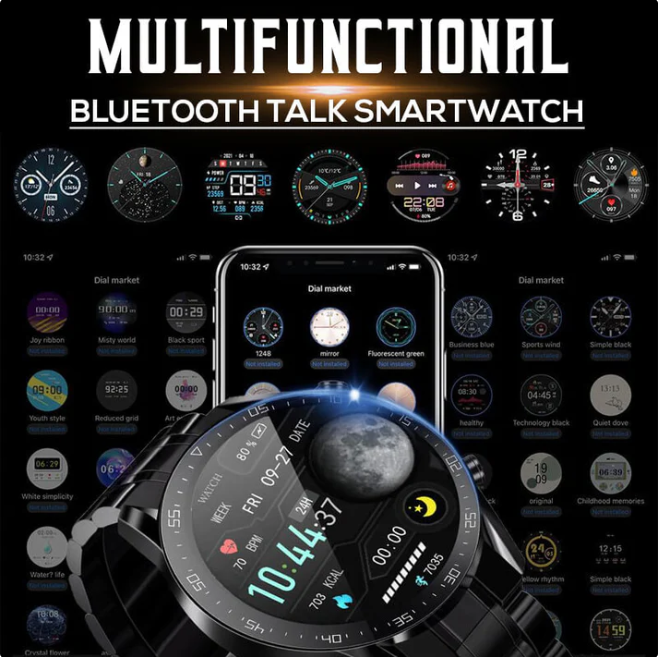 LumaPulse Pro Waterproof Smartwatch with ECG and SpO2 | Lersk