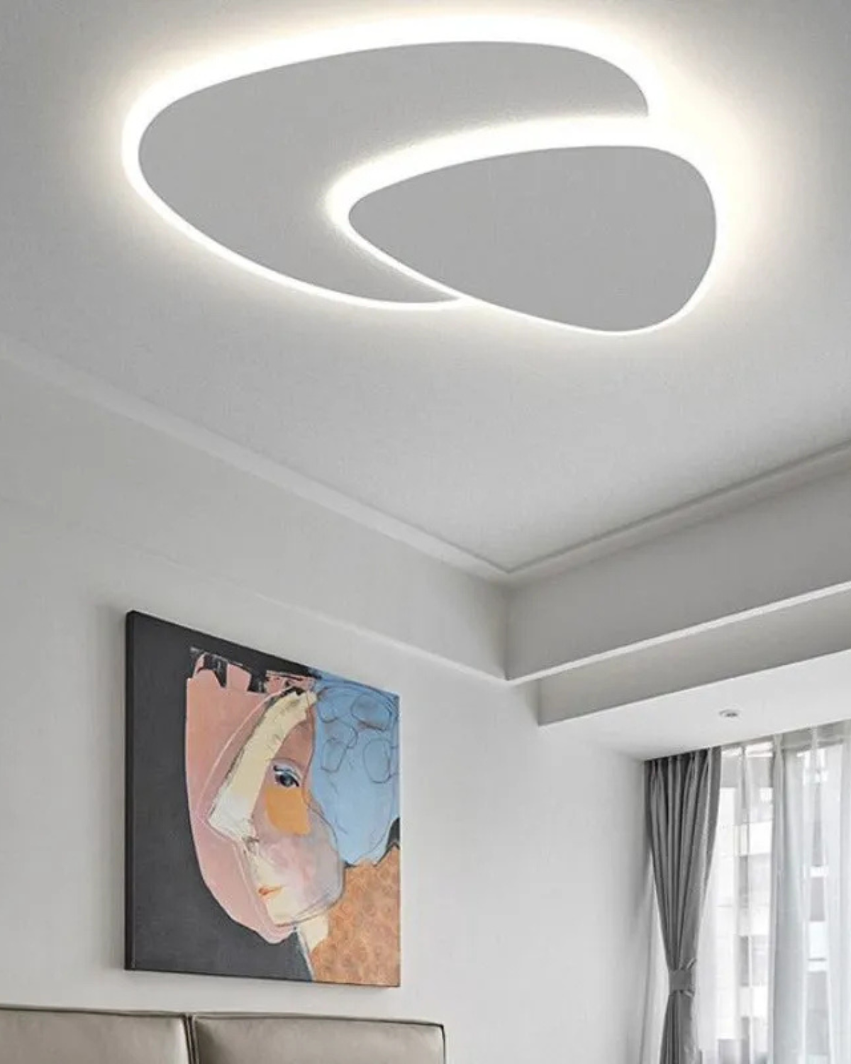 Lampada da soffitto AstraLume moderna a LED per interni minimalisti | Lersk