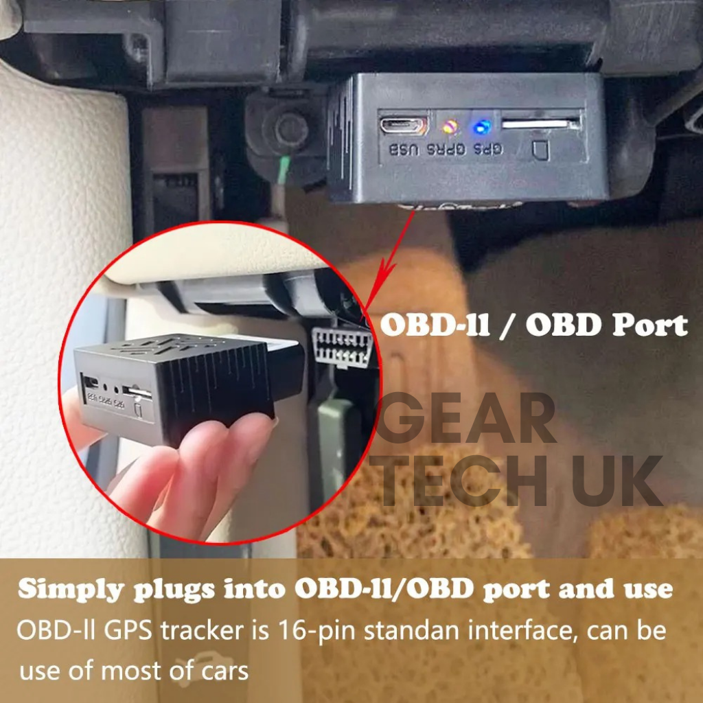 Tracker GPS per auto Plug And Play OBD2 Regno Unito senza abbonamento | Lersk