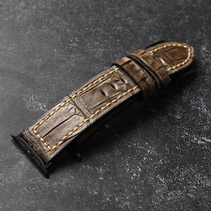 Handcrafted Top-Grain Cowhide Leather Strap For Apple Watch | Lersk