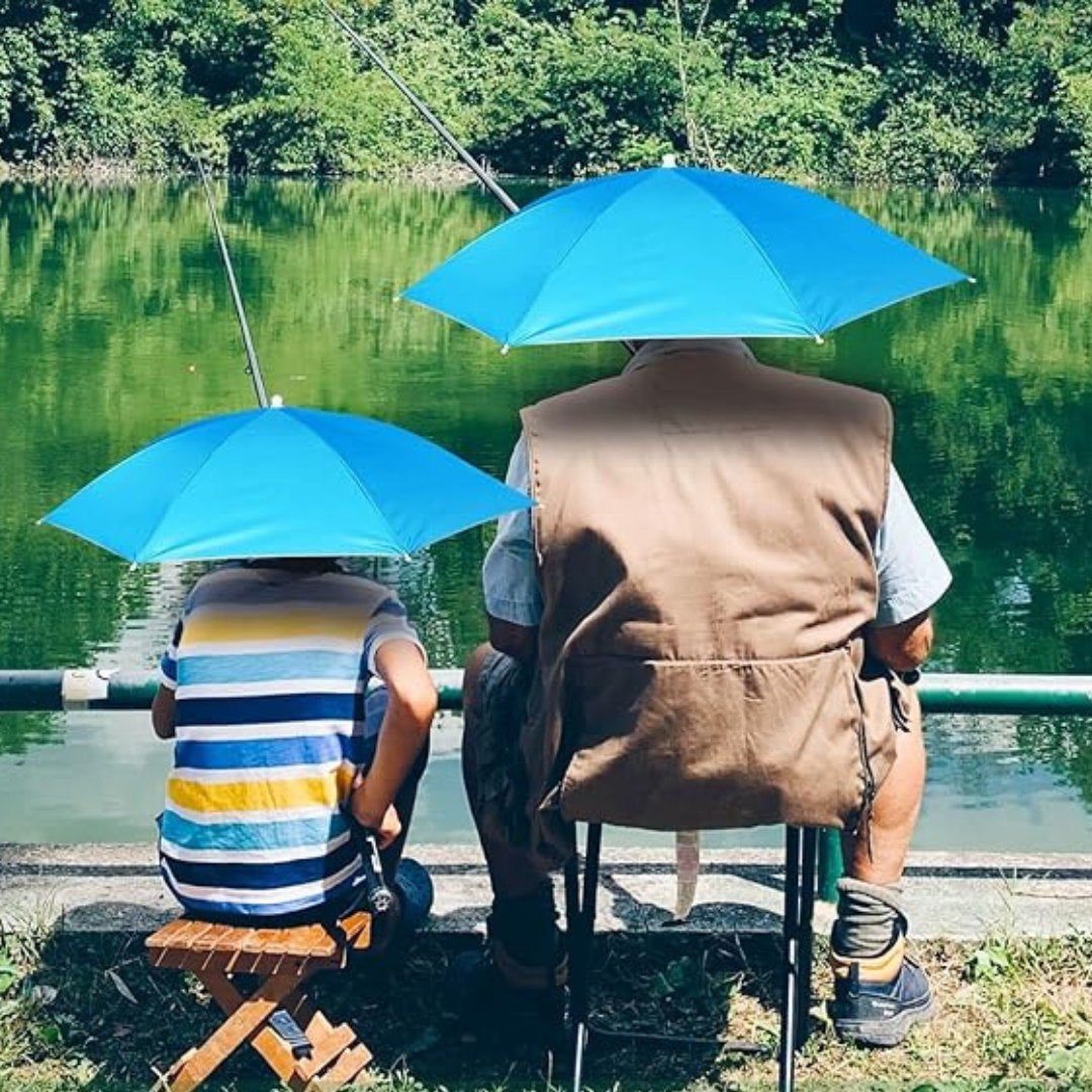 כובע מטרייה ShadeMate להגנה מפני קרינת UV לשמש וגשם ולשימוש יומיומי | Lersk