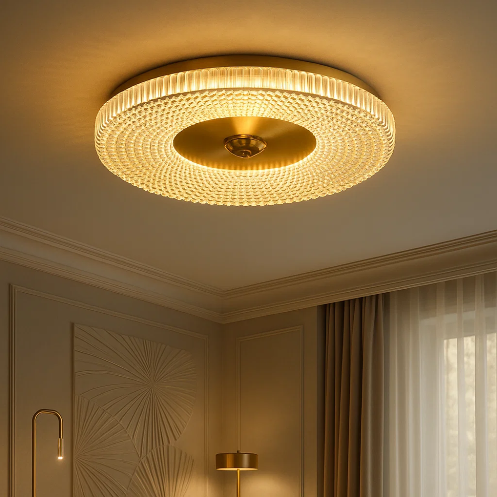 Luminia Slim LED Ceiling Light in Metal & Acrylic Finish | Lersk