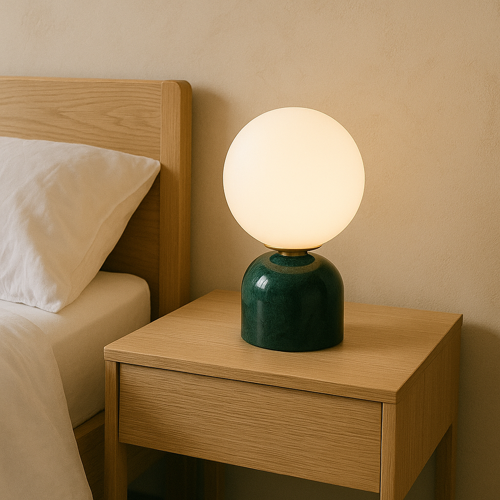 Mramorová lampa minimalistické dekorativní osvětlení do každé místnosti | Lersk
