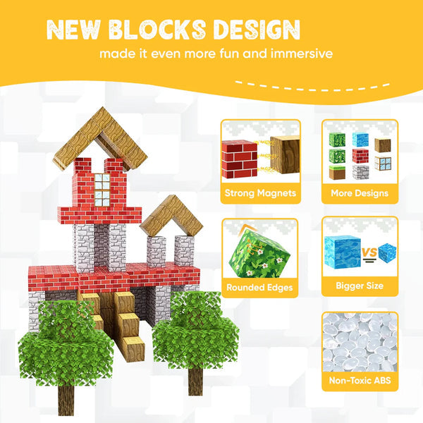 STEM Magnetic Building Blocks for Kids Creative Learning | Lersk