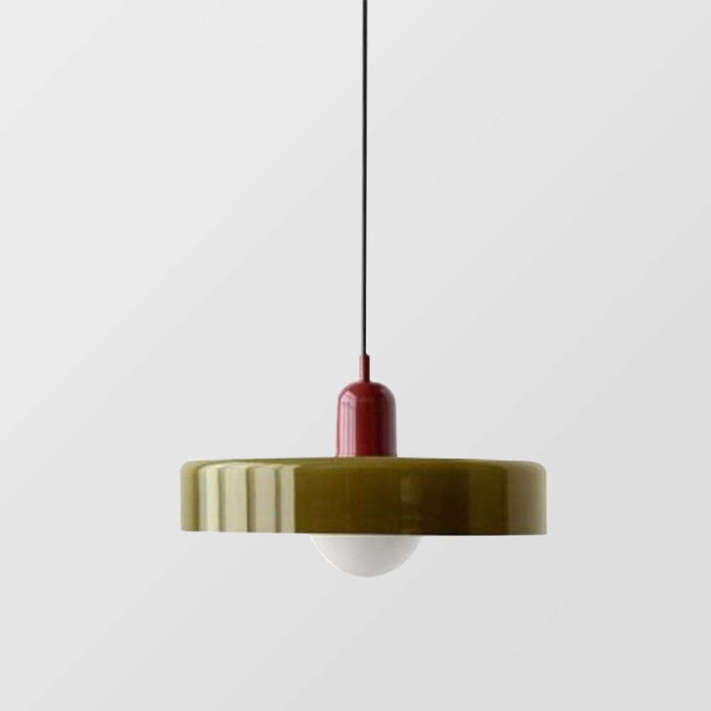 Liora Bauhaus Colored Glass Pendant Light With Adjustable Height | Lersk