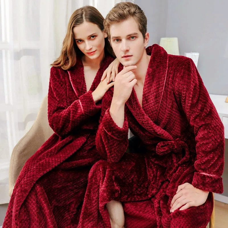 Unisex luksusbadekåbe til vintervarme og hjemmespa-komfort | Lersk