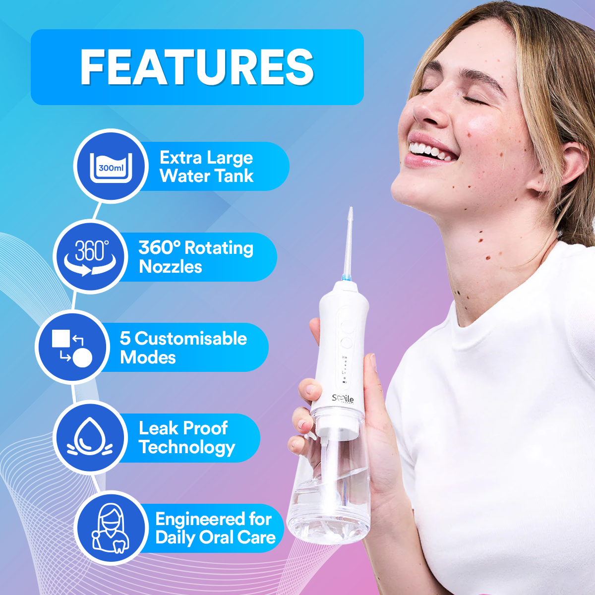 Irrigador Dental Pro – Potencia, Precisión y Frescura Total | Lersk