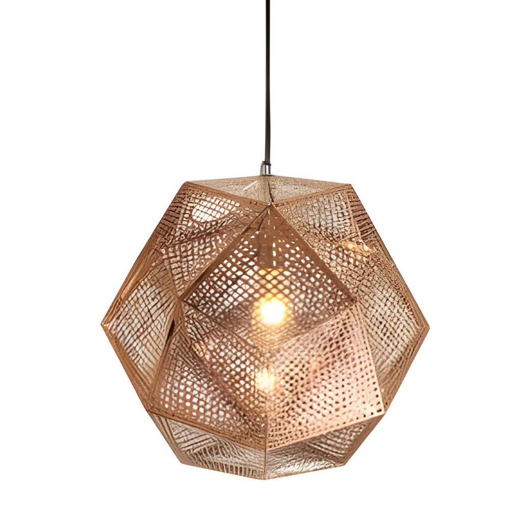 LichtDesign Geometrisk Rund Pendellampe Holdbar Metal Hjem | Lersk