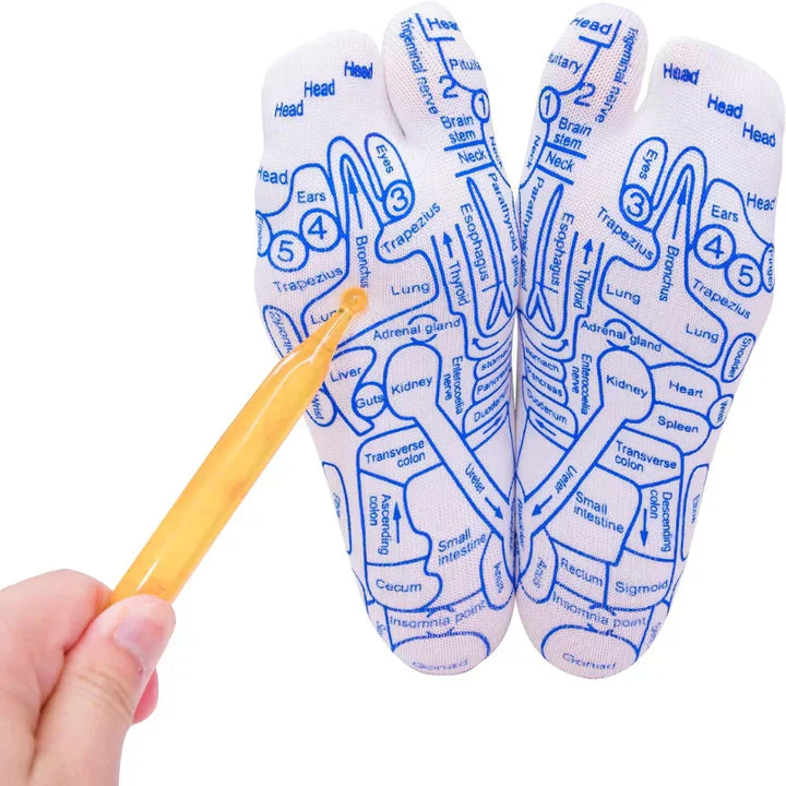 SoleComfort Reflexology Socks with Massage Tool | Lersk