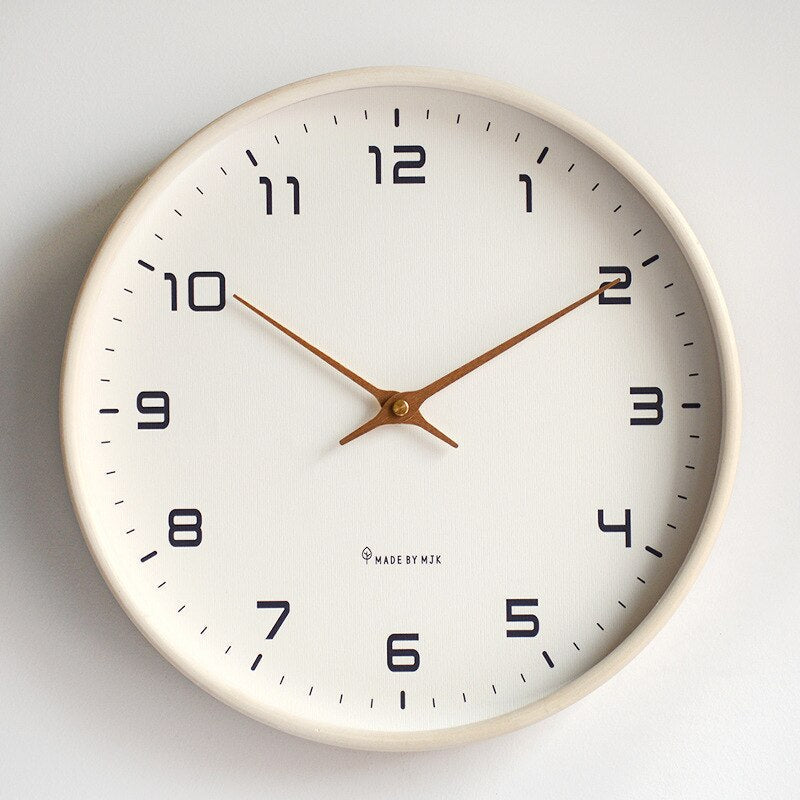 Wooden Wall Clock Scandinavian Simplicity For Minimalist Homes | Lersk