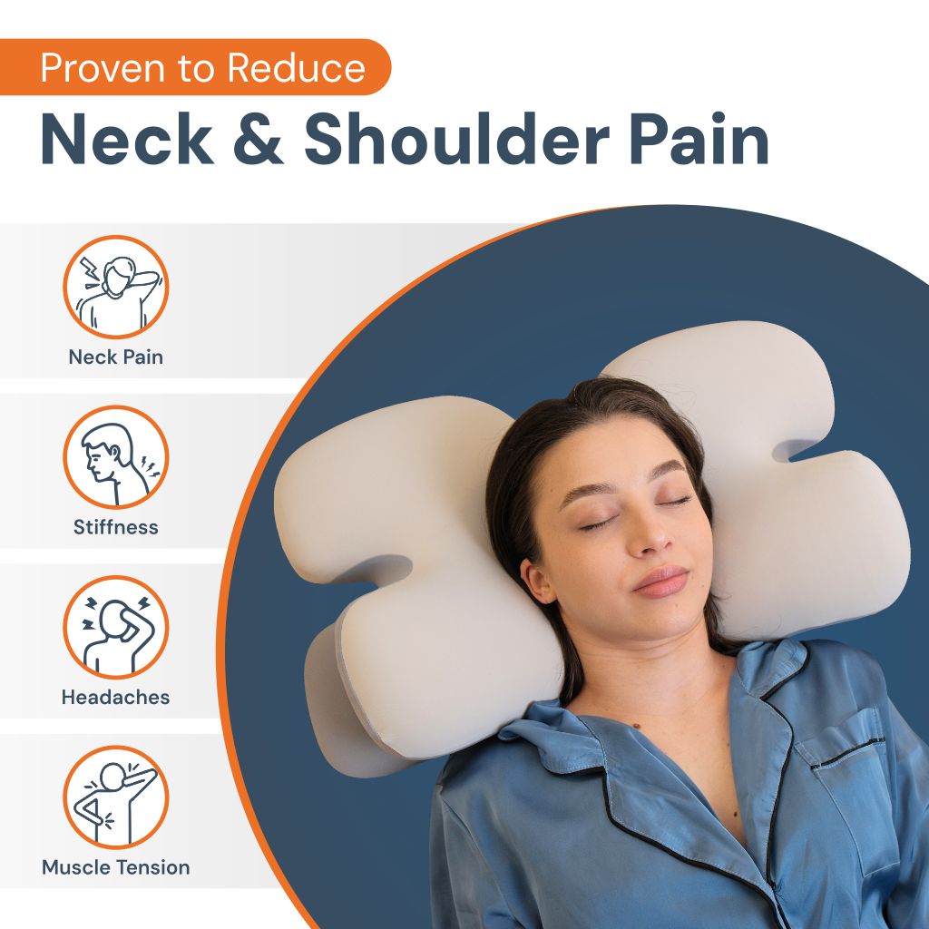LumaRest Cervical Memory Foam Pillow For Neck Support | Lersk