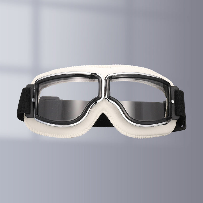 RoadRider Vintage Motorcycle Goggles With Interchangeable Lenses And Comfort Padding | Lersk