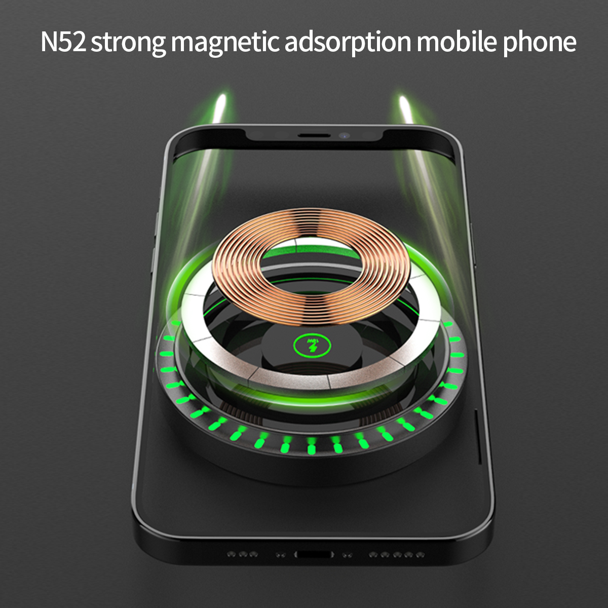 LumaVex | Ultra-Slim LED Ambient Light And Clear Magnetic Wireless Charging Pad | Lersk