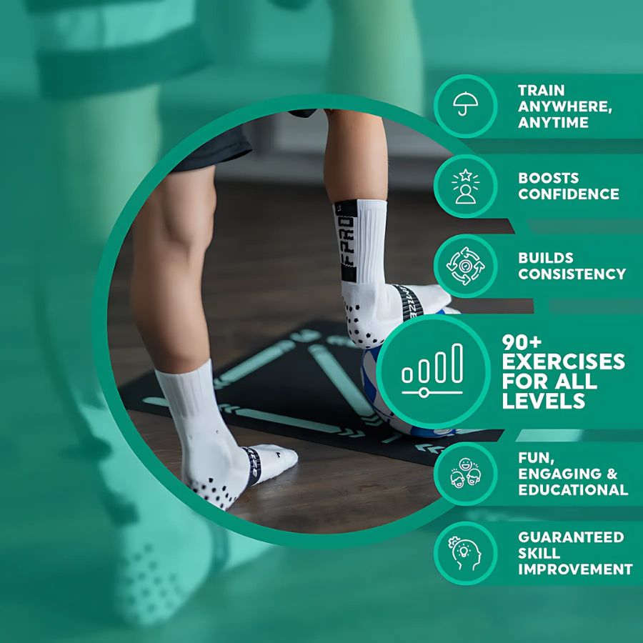 Fodbold Pro Træningsmåtte og Videotræningsprogram | Lersk