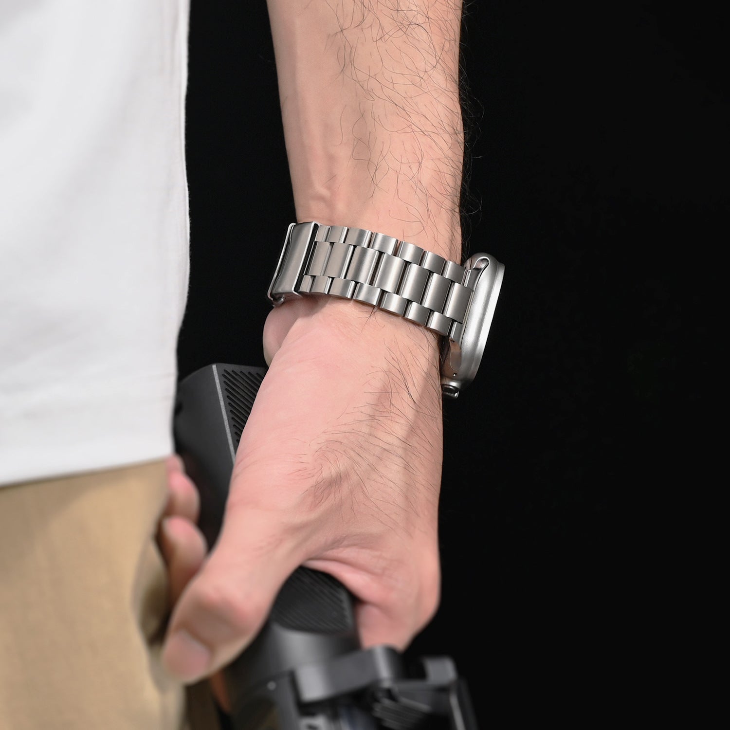 Cinturino Kestrel in Titanio con Fibbia di Sicurezza Potenziata per Apple Watch | Lersk