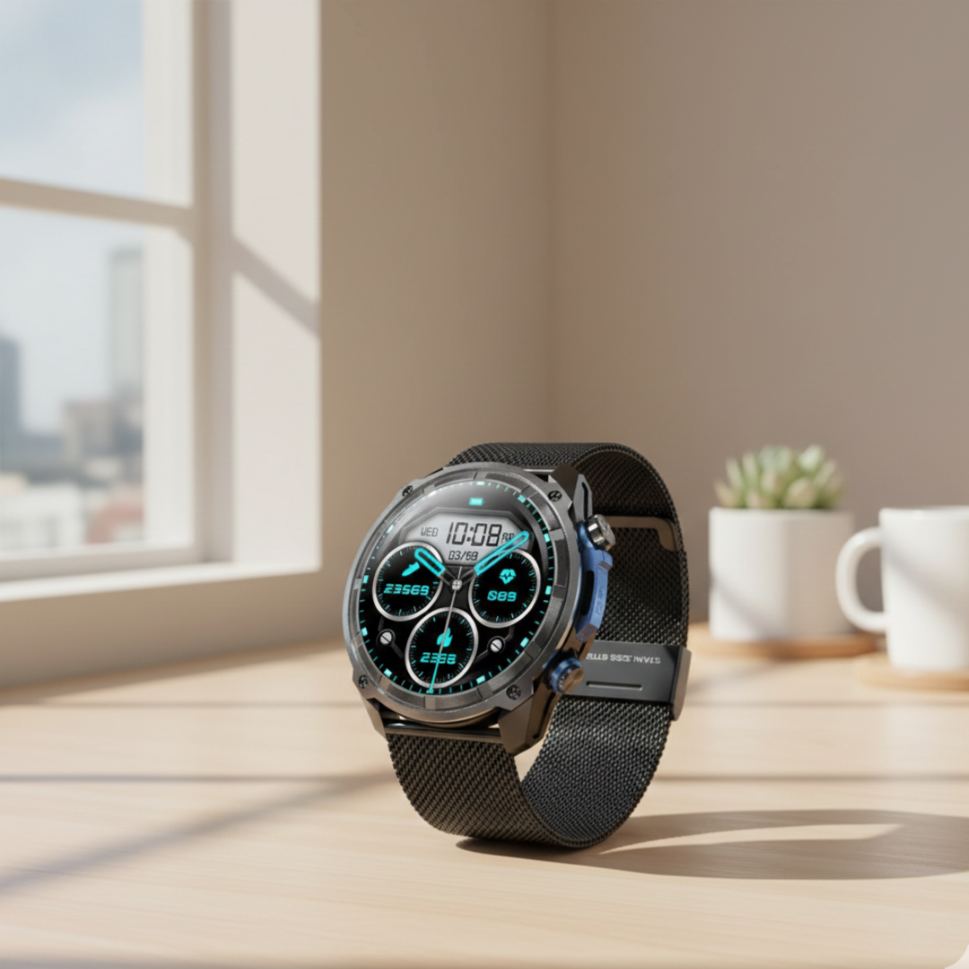 Smartwatch GPS impermeabile da esterno con mappe offline – Orologio attività | Lersk