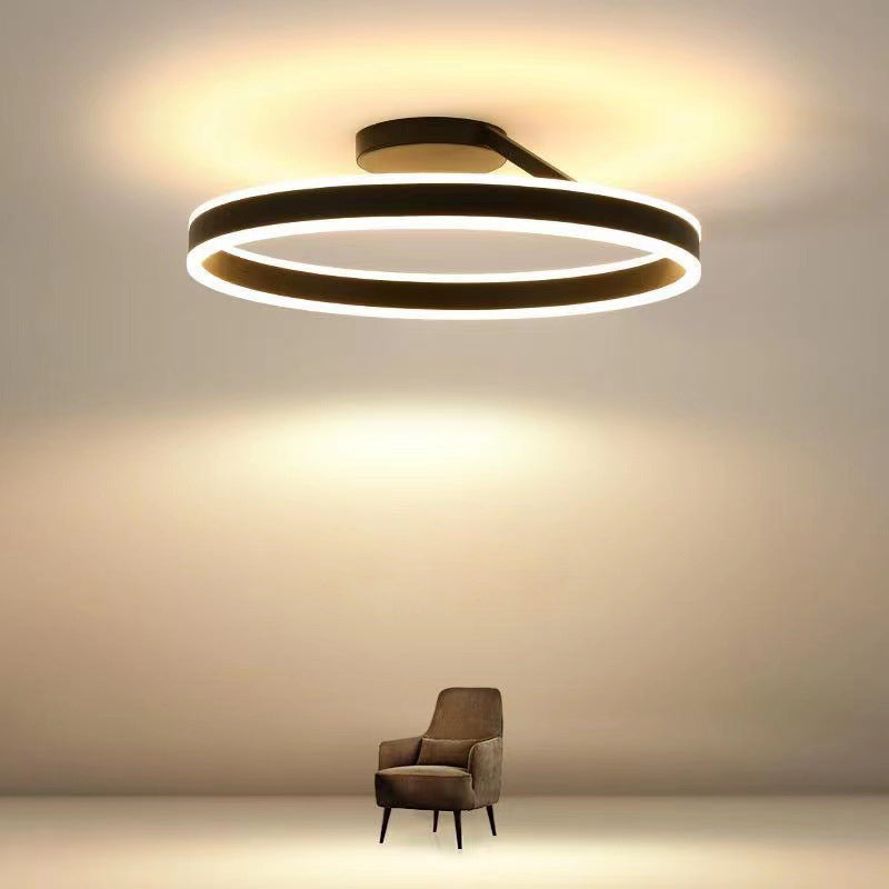 Plafonnier LED Cresta Gold pour salons et chambres | Lersk