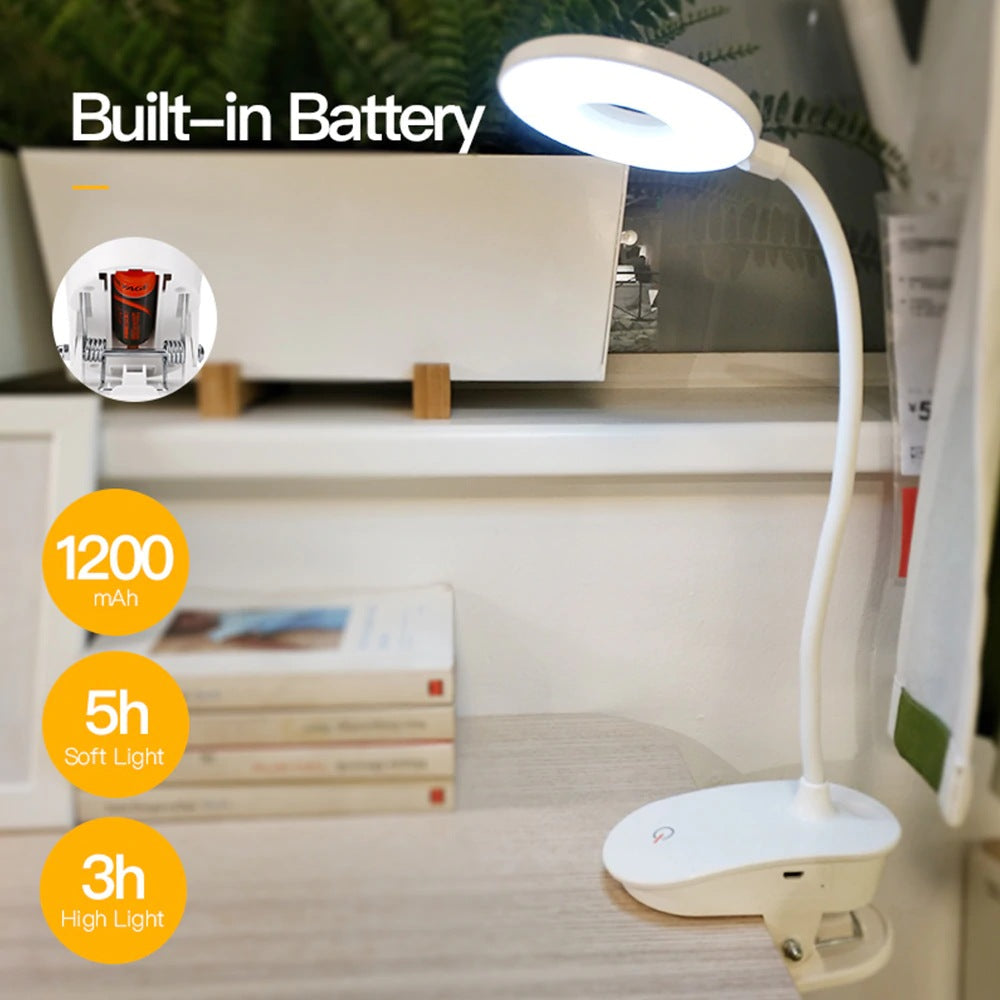 Wireless Bedside Clip On Lamp For Bed Frames Desks And Anywhere With Easy On Off Switch | Lersk