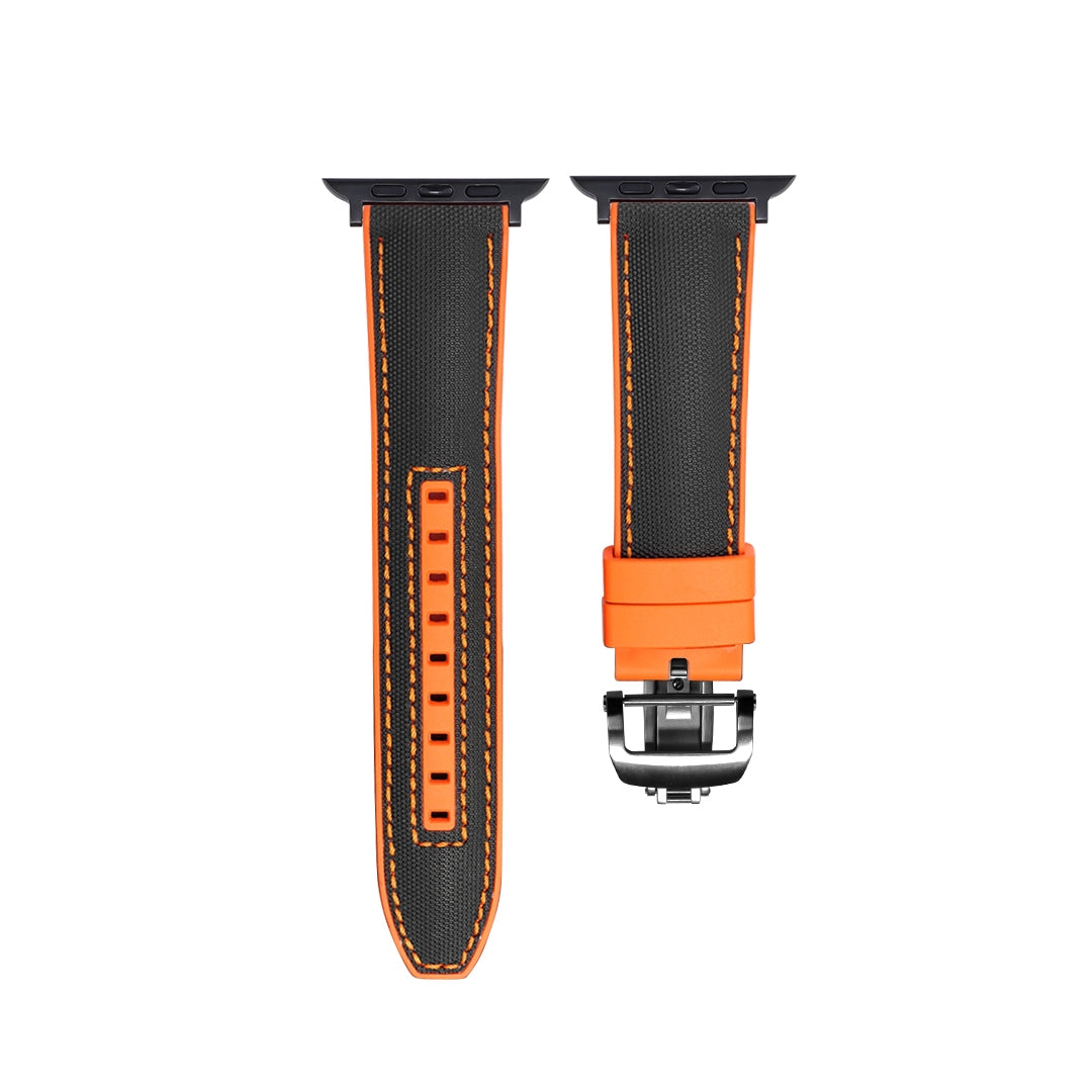 Cinturino Apple Watch in FKM con fibbia a farfalla | Lersk