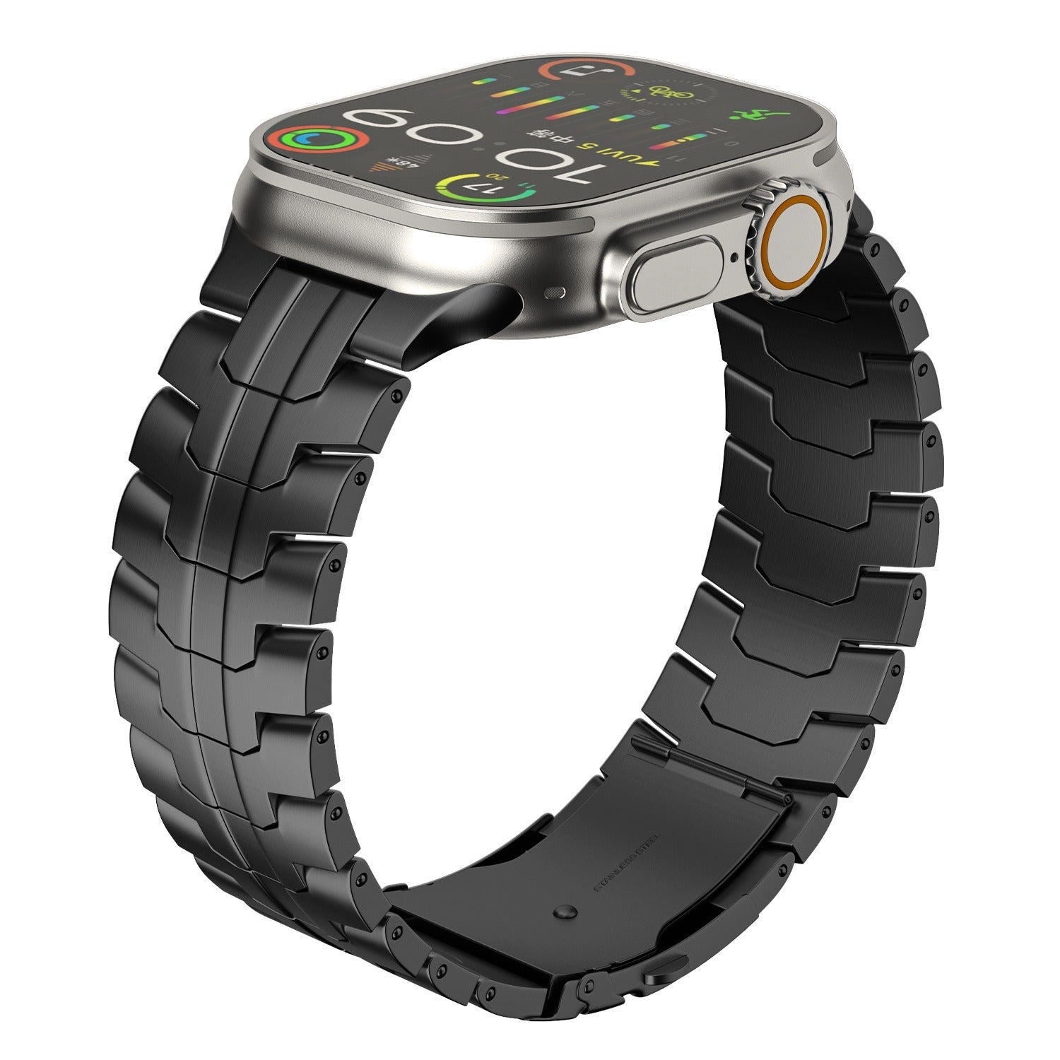 Veralis Titanium Apple Watch Band with Hypoallergenic Clasp | Lersk
