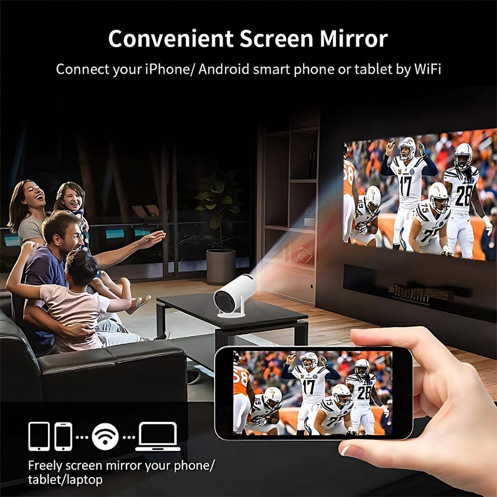 Avenro | Mini 4K Handheld Projector With Auto Keystone | Lersk