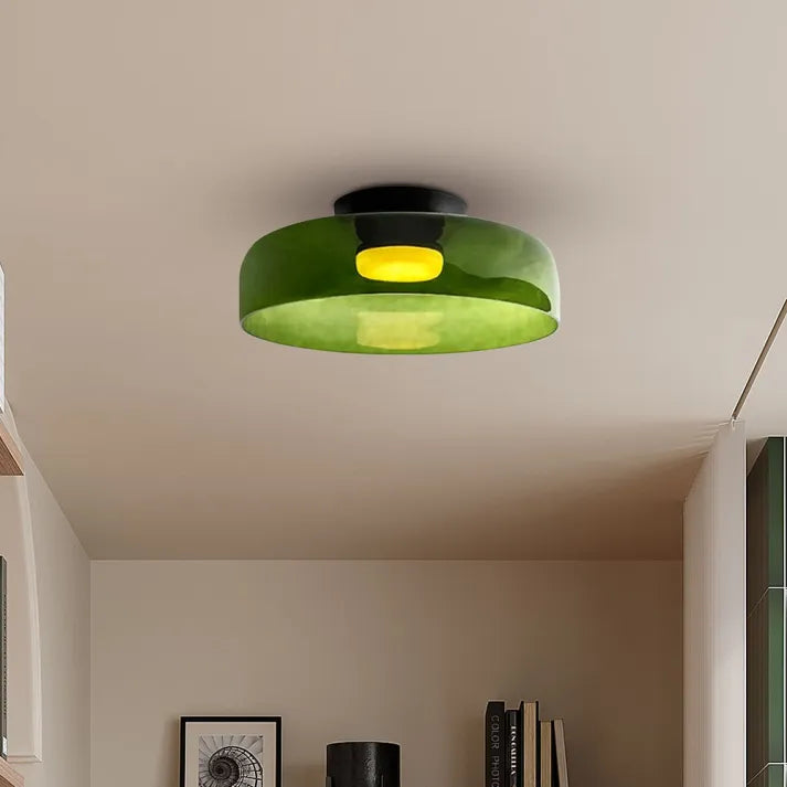 Keiora Nordic Glass Ceiling Lamp | Medieval Charm Lighting | Lersk