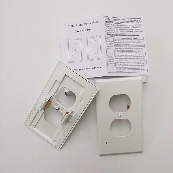 Pack Of 4 Auto-Sensor LED Outlet Night Lights Kid-Safe | Lersk