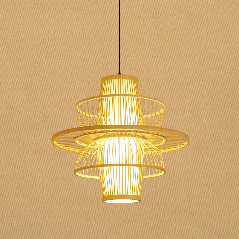 LotusLoom bambuspendel i sort og beige finish | Lersk