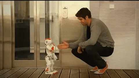 ThinkBot interaktivní vzdělávací robot pro děti s ovládáním gesty, tancem a mluvením, dobíjecí | Lersk