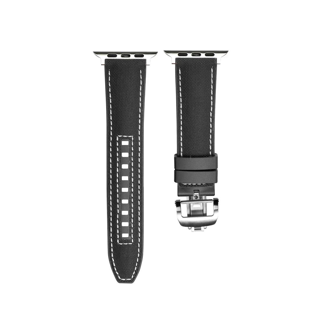 Cinturino Apple Watch in FKM con fibbia a farfalla | Lersk