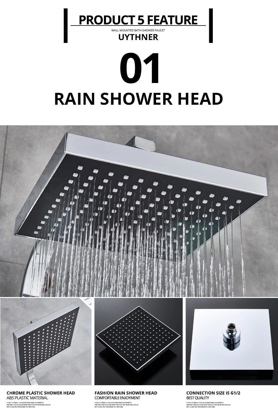 Nyra Dual Mixer Rain Shower System With Handheld Spray Easy Install | Lersk
