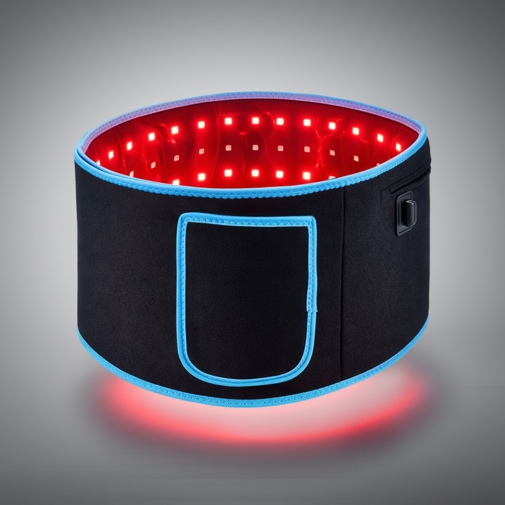 Pás pro terapii červeným světlem s LED diodami 660nm a 850nm pro pohodlí svalů a kloubů | Lersk